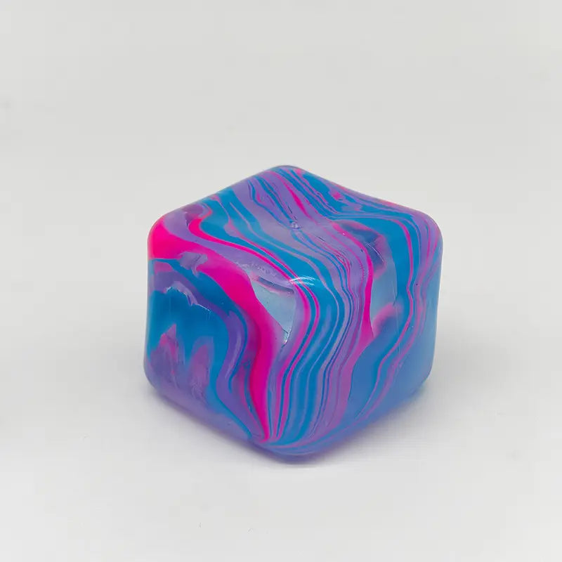 1.38In or 2.17In Rough-Textured Cube Squeezing Toy, Sensory Toy, Rotating Squeeze Blocks for Kids,Durable Material, Soothing Finger Gyroscope, Soft Texture, Swinging Design - Party Gift